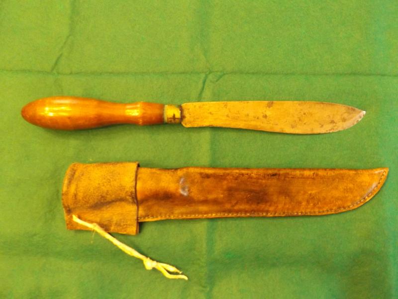 Tool Handle American Belt Knife Revolutionary War Arms